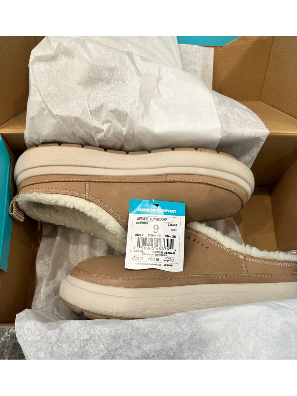 EUC🤍Reef Weekend Low Brooke Oasis Size 9 EUR 40 - Picture 10 of 11